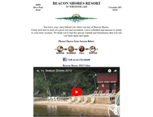 Tablet Screenshot of beaconshores.com